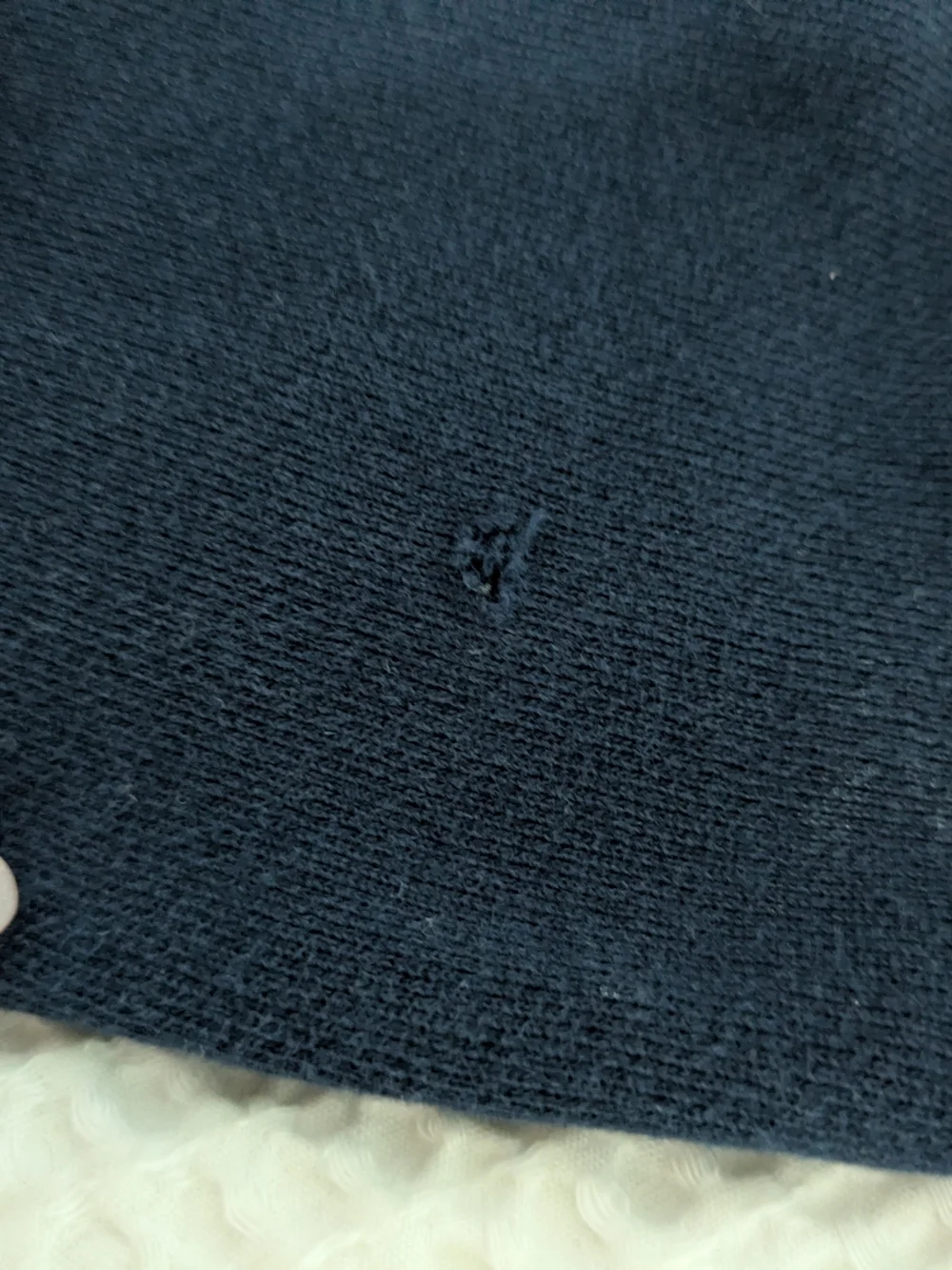 Ralph Lauren Navy Sweatpants with Yellow Polo Crest